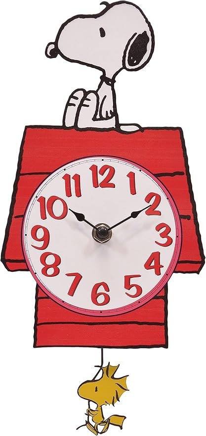 Snoopy's Dog House Wall Clock - 12 Inch