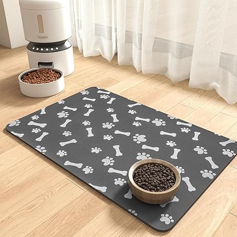 Dog Food Mat waterproof non-slip pet feeding accessory for clean floors