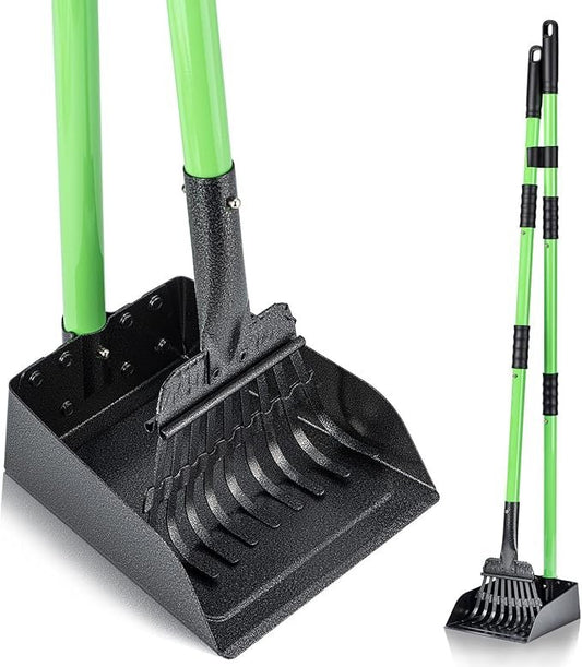Pooper Scooper with Stainless Metal Handle