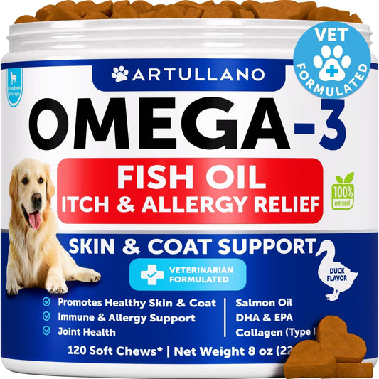 Omega 3 Coat & Skin Medication for Dogs