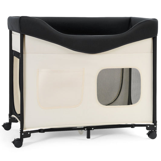Raised Dog Cots with Wheels