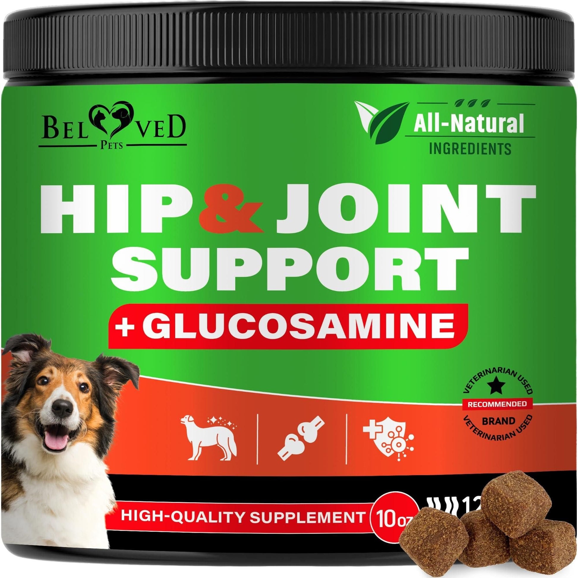 Dog hip and joint supplements promoting healthy joints and pain relief for dogs