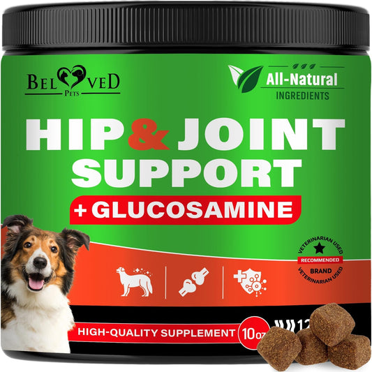 Dog hip and joint supplements promoting healthy joints and pain relief for dogs