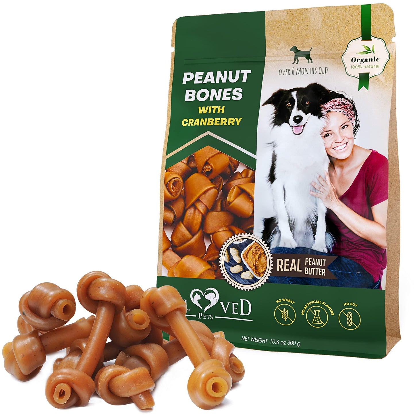 Peanut Butter Hard Dog Bones