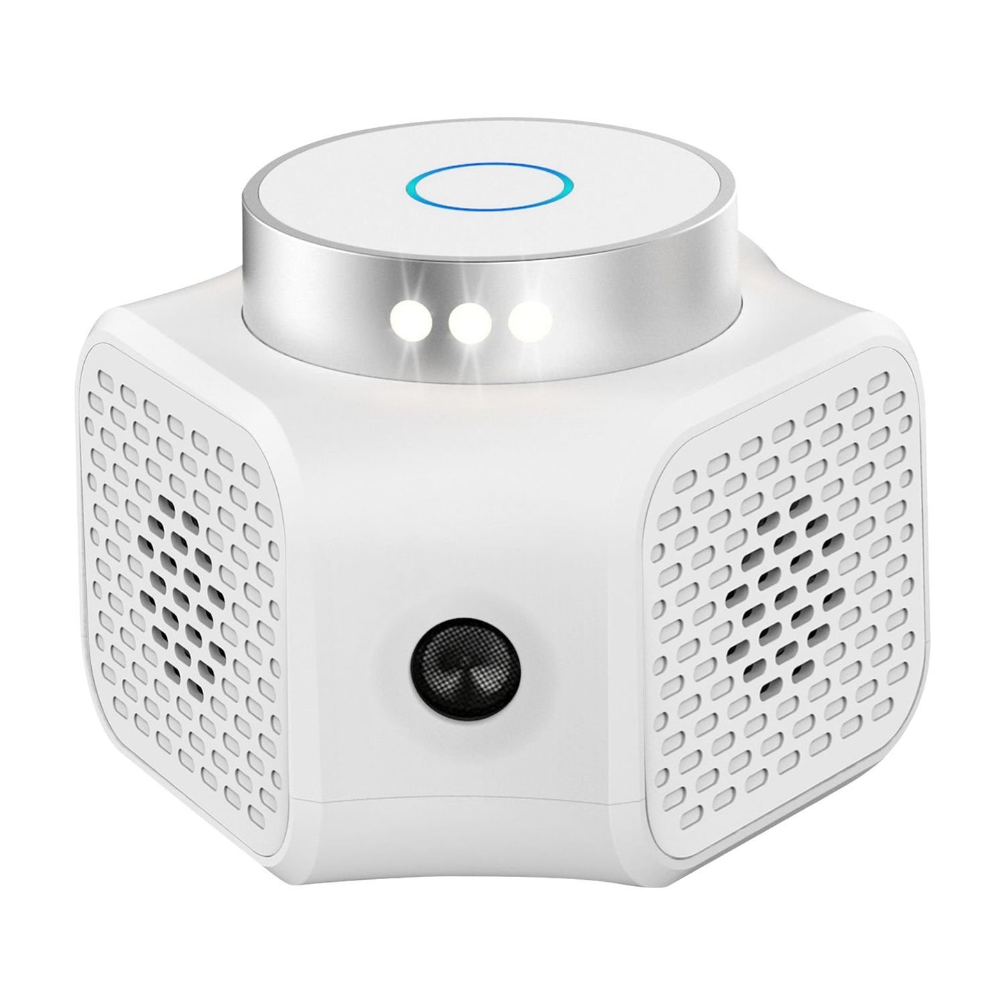 360° plug-in ultrasonic pest repeller for pets with 4 mode switches and LED strobe lights