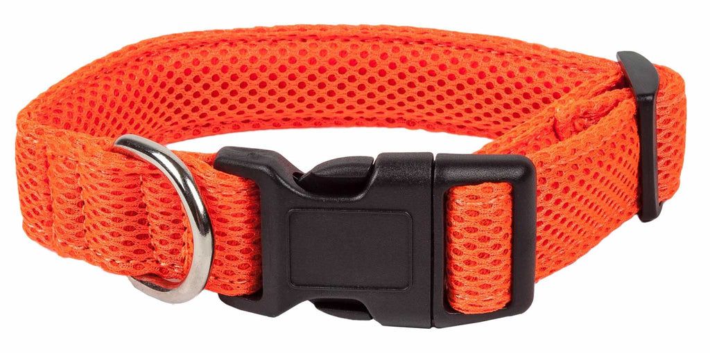 Adjustable Breathable Mesh Flat Dog Collars