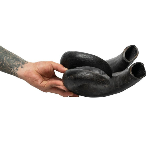Two deer horn dental treats and chews for dogs 15 oz natural high-protein dental chew