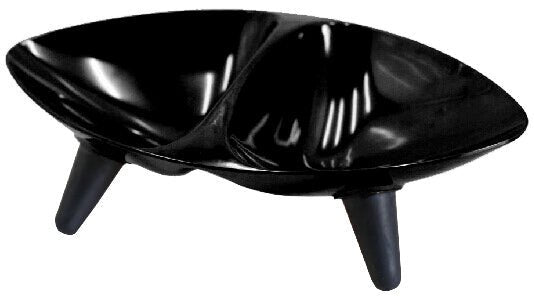Melamine Couture Sculpture Double Dog Bowls