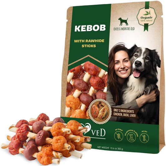 Human Grade Duck and Chicken Rawhide Dog Treats