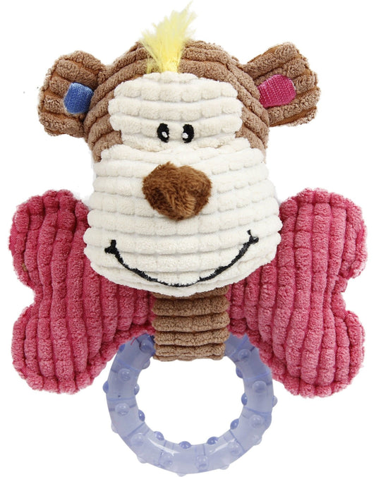 Squeaking Plush Teething Dental Toy