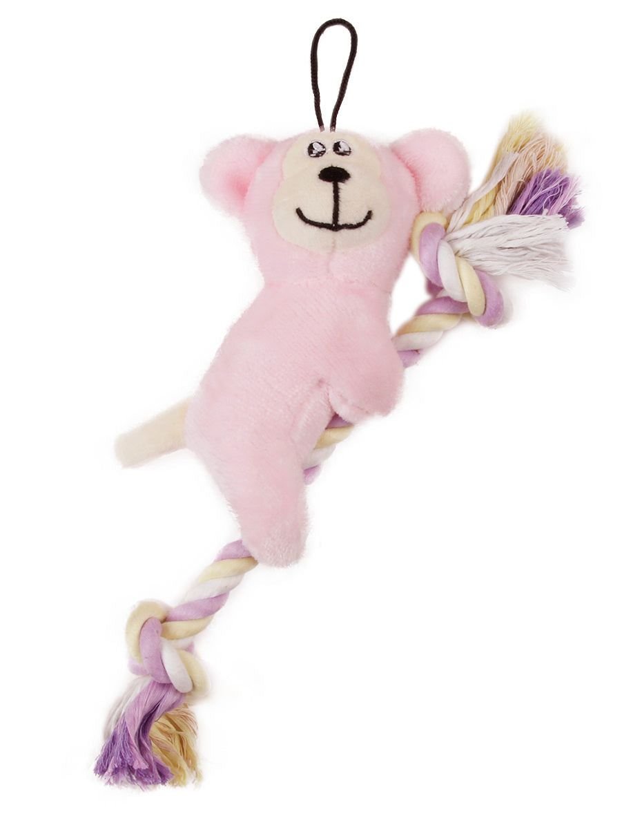 Plush and Jute Rope Dental Toy