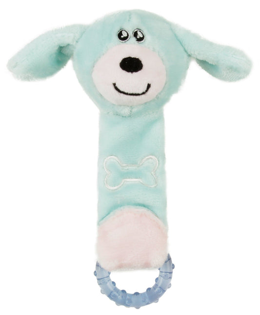 Squeaky Crinkle Plush Dental Toy