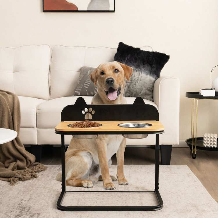 Adjustable Elevated Dog Bowls