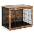Furniture Style Dog Crates with Cushion and Double Doors
