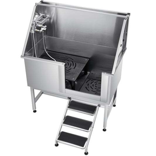 50 Inch Stainless Steel Elevated Dog Bath