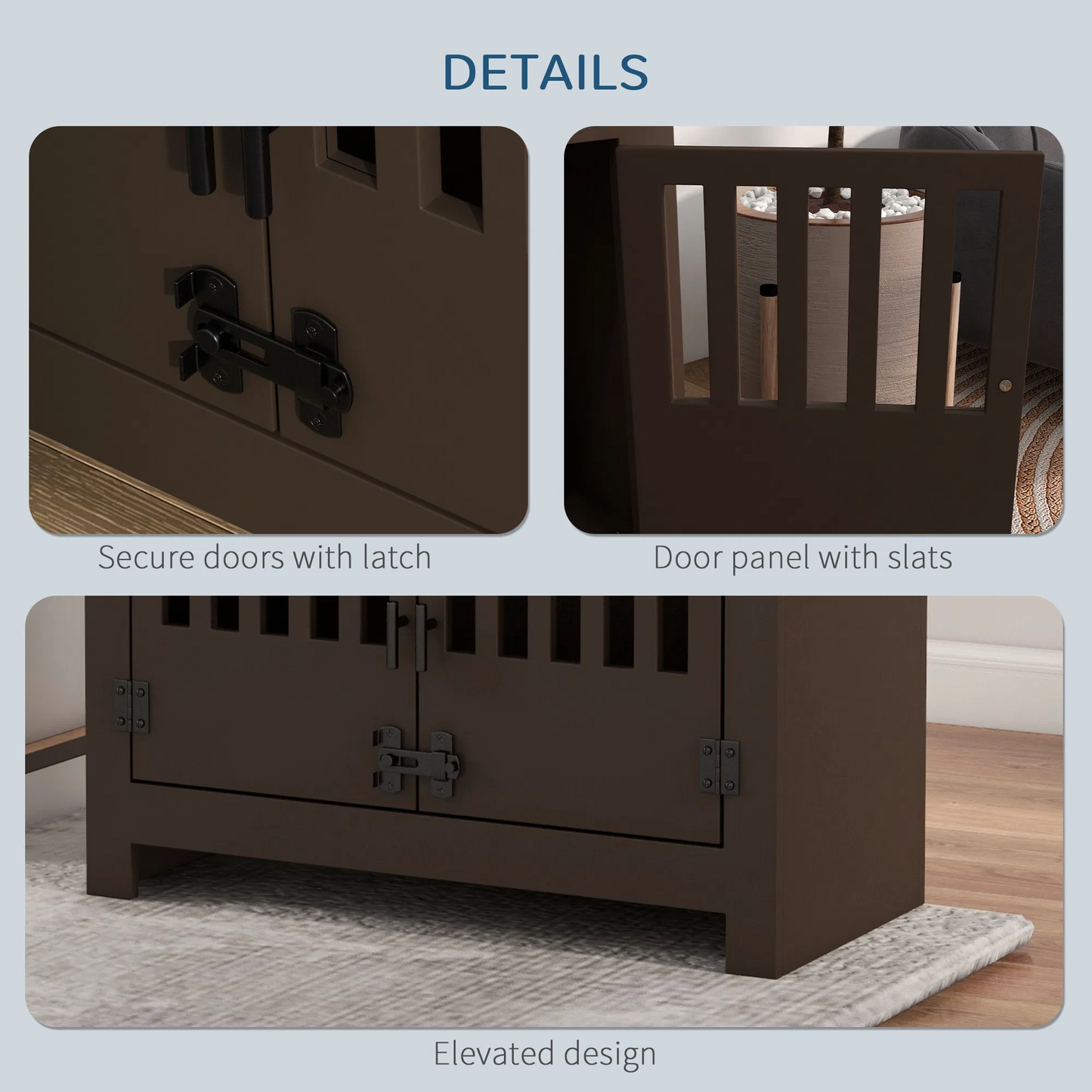 Elevated Dog Bowls with Stylish Storage Cabinet