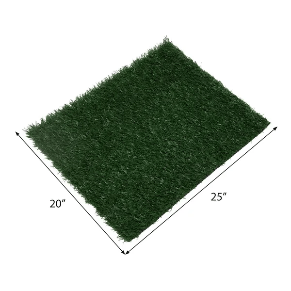 Two indoor grass dog pee pads for easy and natural potty training