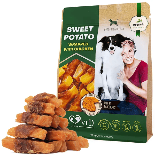 Sweet Potato Wrapped with Chicken