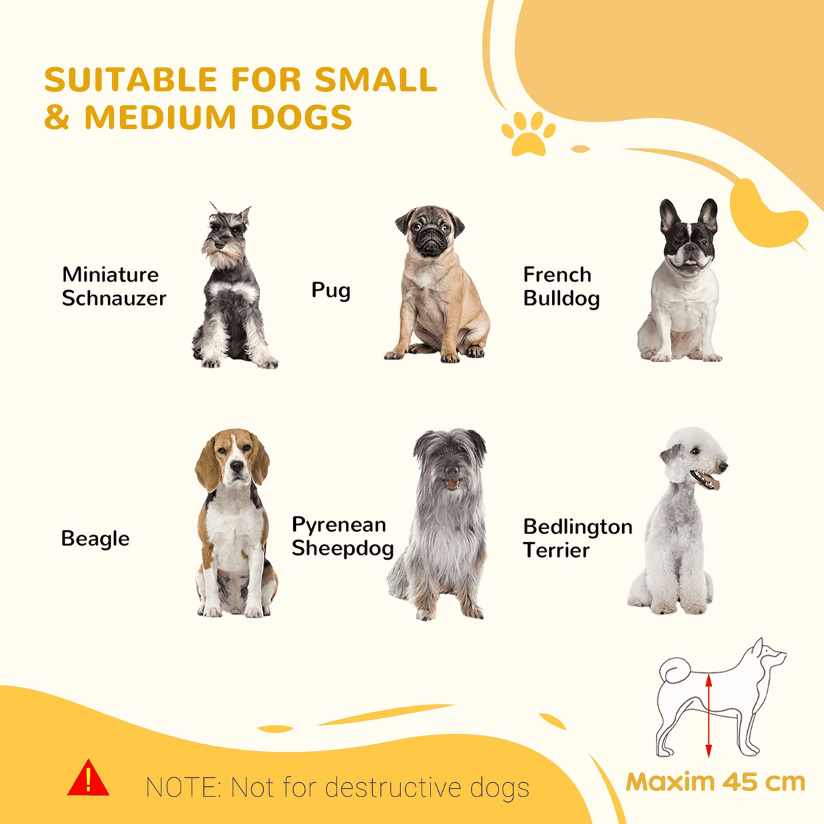 72" x 27" Retracable Freestanding Dog Gates - Natural