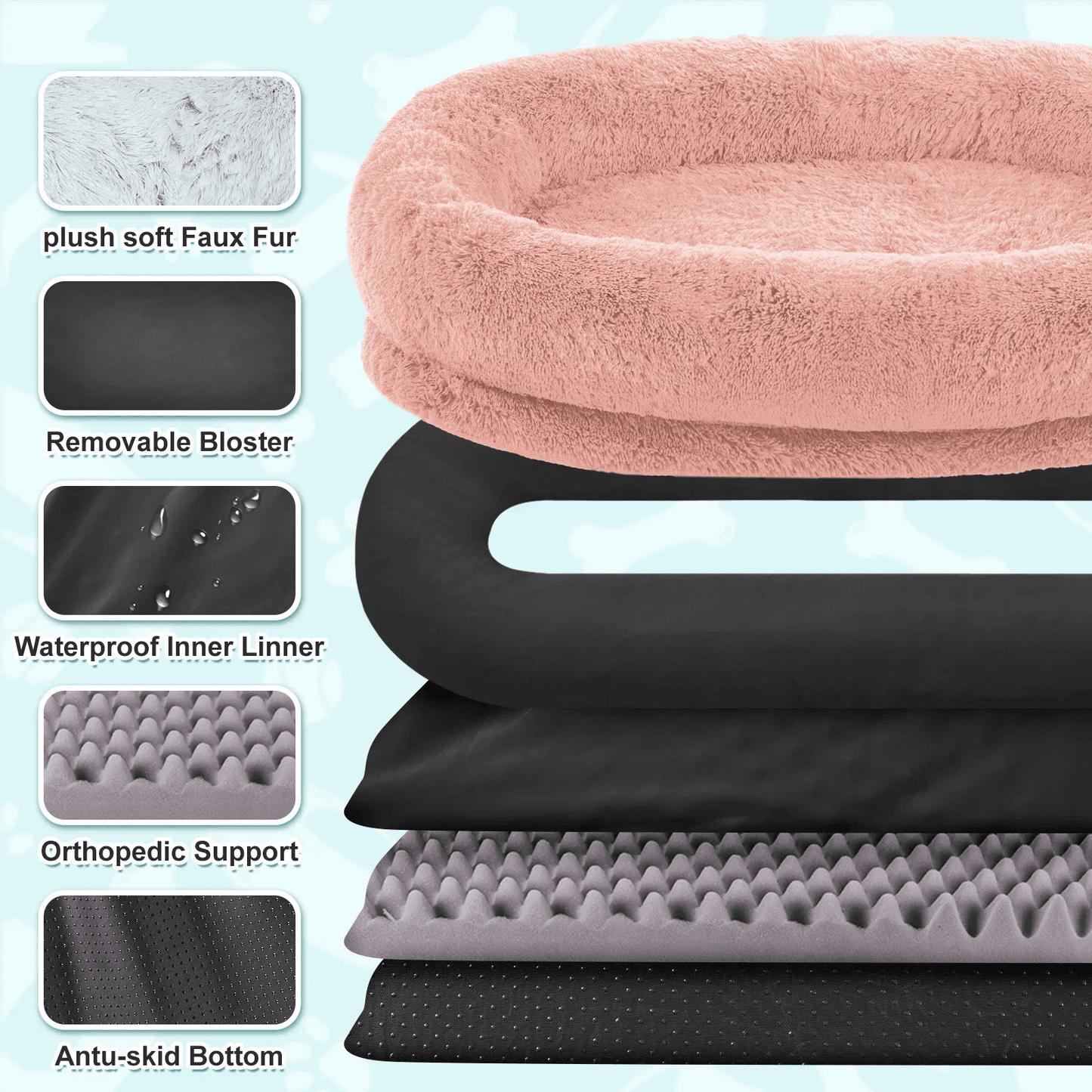Orthopedic Human Dog Bed