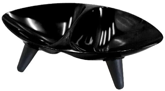 Melamine Couture Sculpture Double Dog Bowls