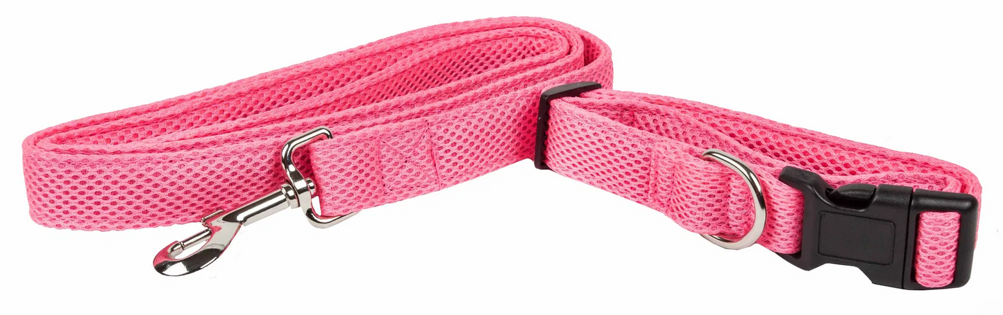 Adjustable Mesh Dog Leash and Collar