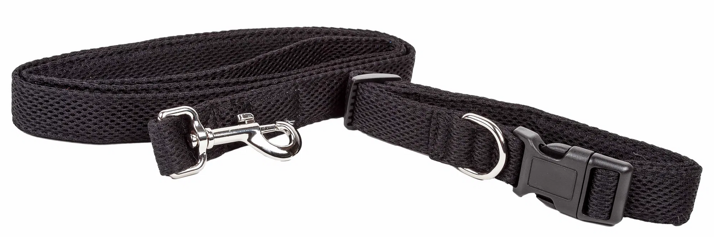 Adjustable Mesh Dog Leash and Collar