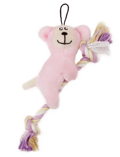 Plush and Jute Rope Dental Toy