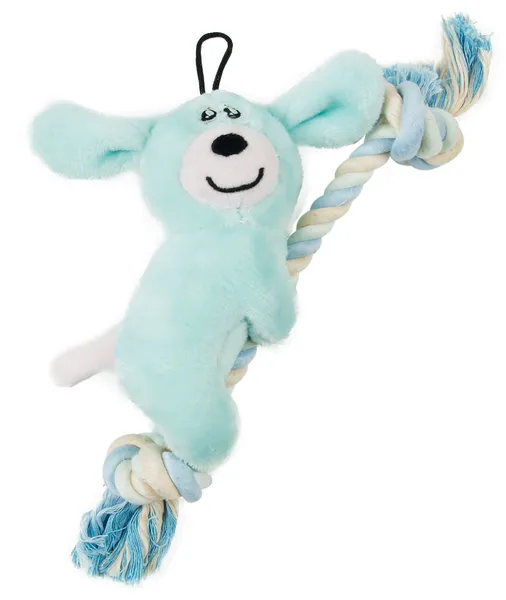 Plush and Jute Rope Dental Toy