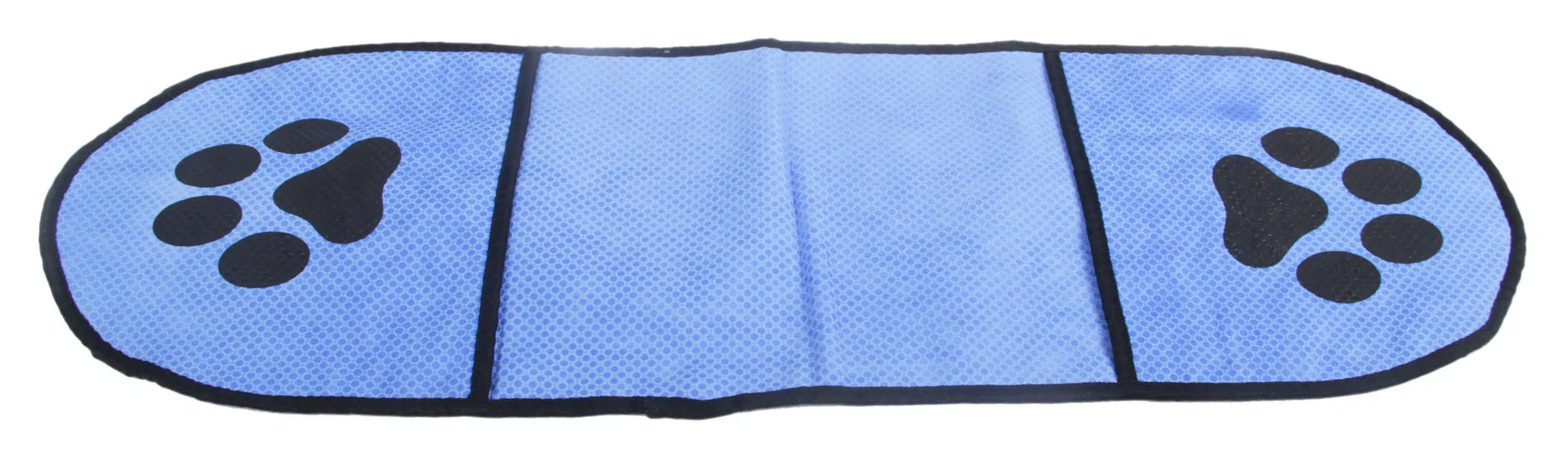 Dry-Aid Quick-Drying microfiber towel with dual hand pockets for dog grooming and bathing