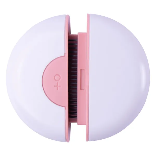 2-in-1 Travel Dog Combs and Deshedder grooming tool with stainless steel blade and flexible comb, compact for travel