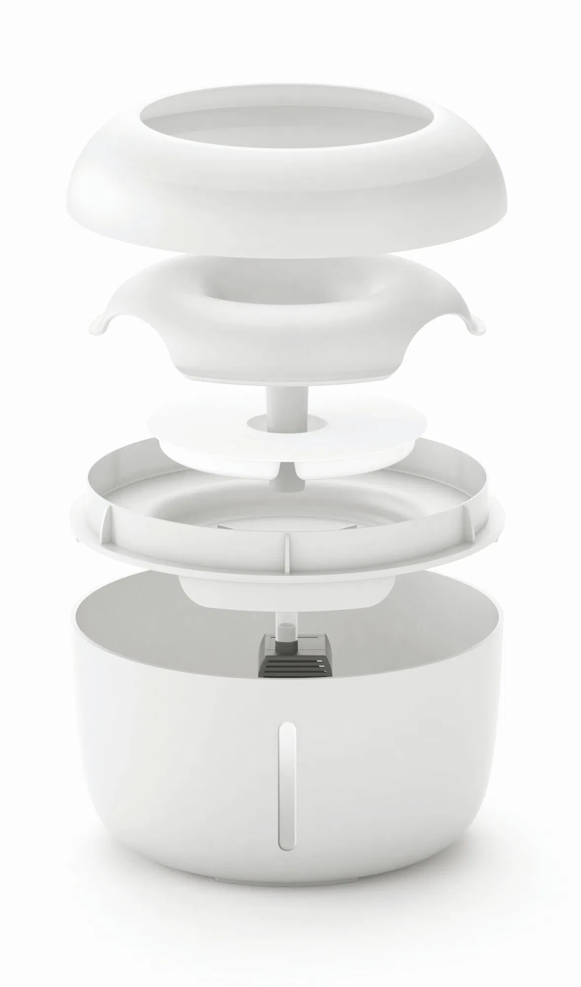 Ultra-Quiet Filtered Dog Water Fountain