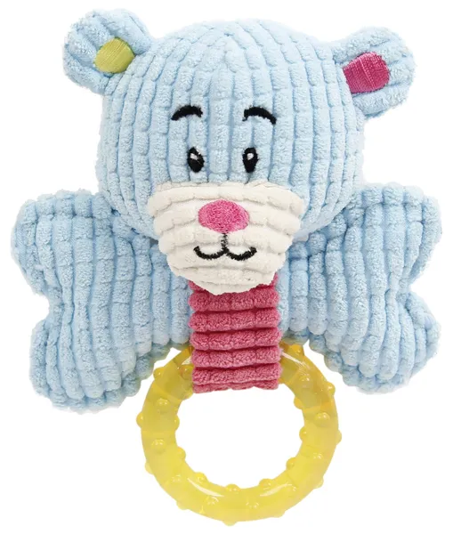 Squeaking Plush Teething Dental Toy