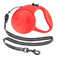 10-foot retractable dog leash for small dogs with ergonomic handle and smooth extension