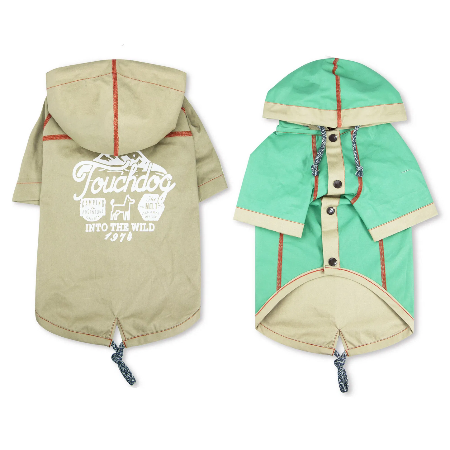 Waterproof Reversible Rain Gear For Dogs