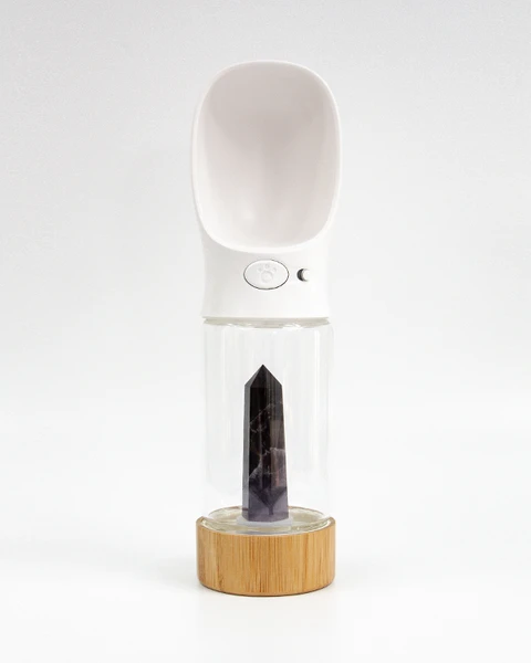 Crystal Infused Travel Water Bottles For Dogs