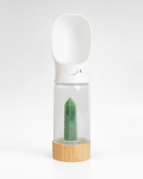 Crystal Infused Travel Water Bottles For Dogs