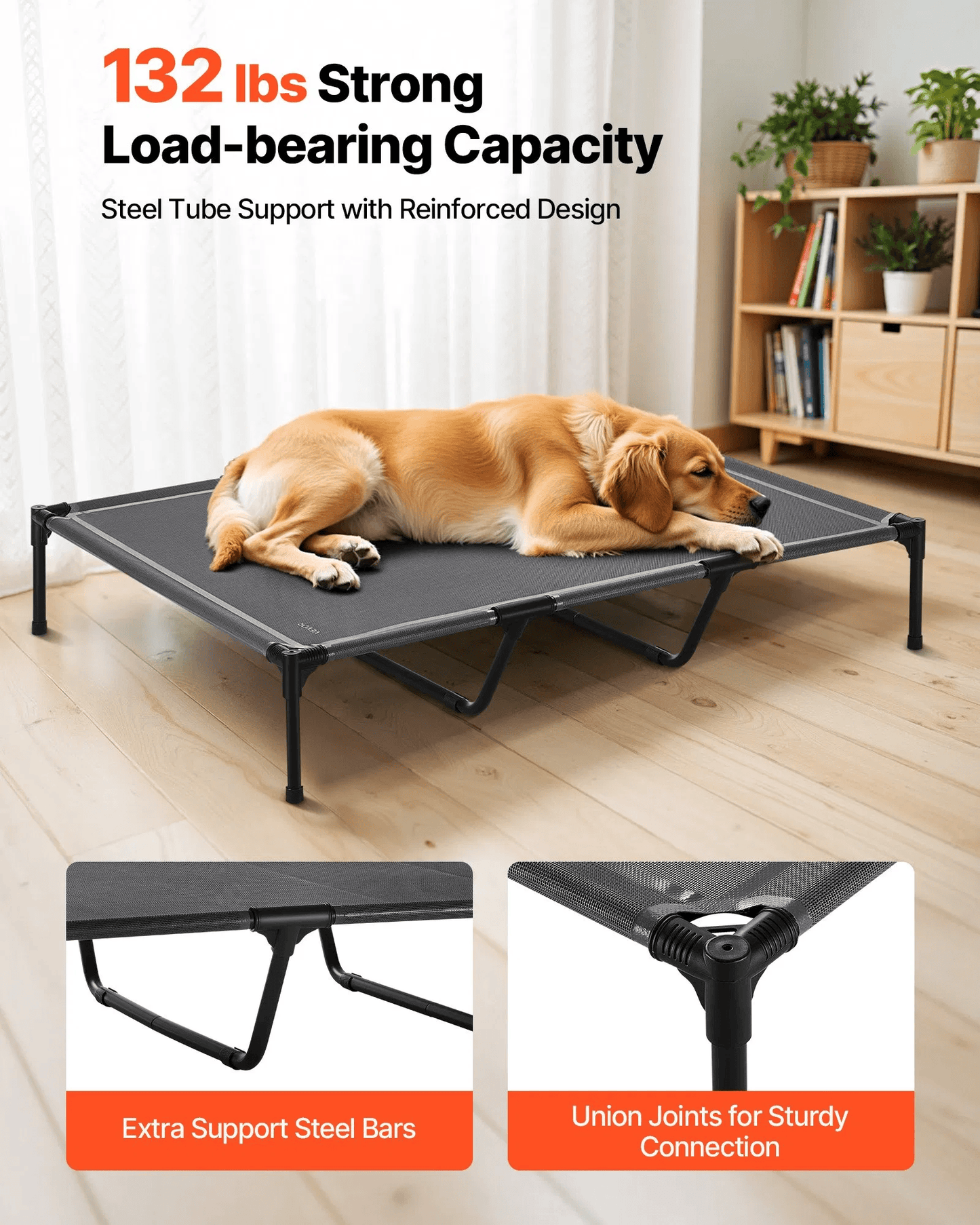 Portable Elevated Dog Bed