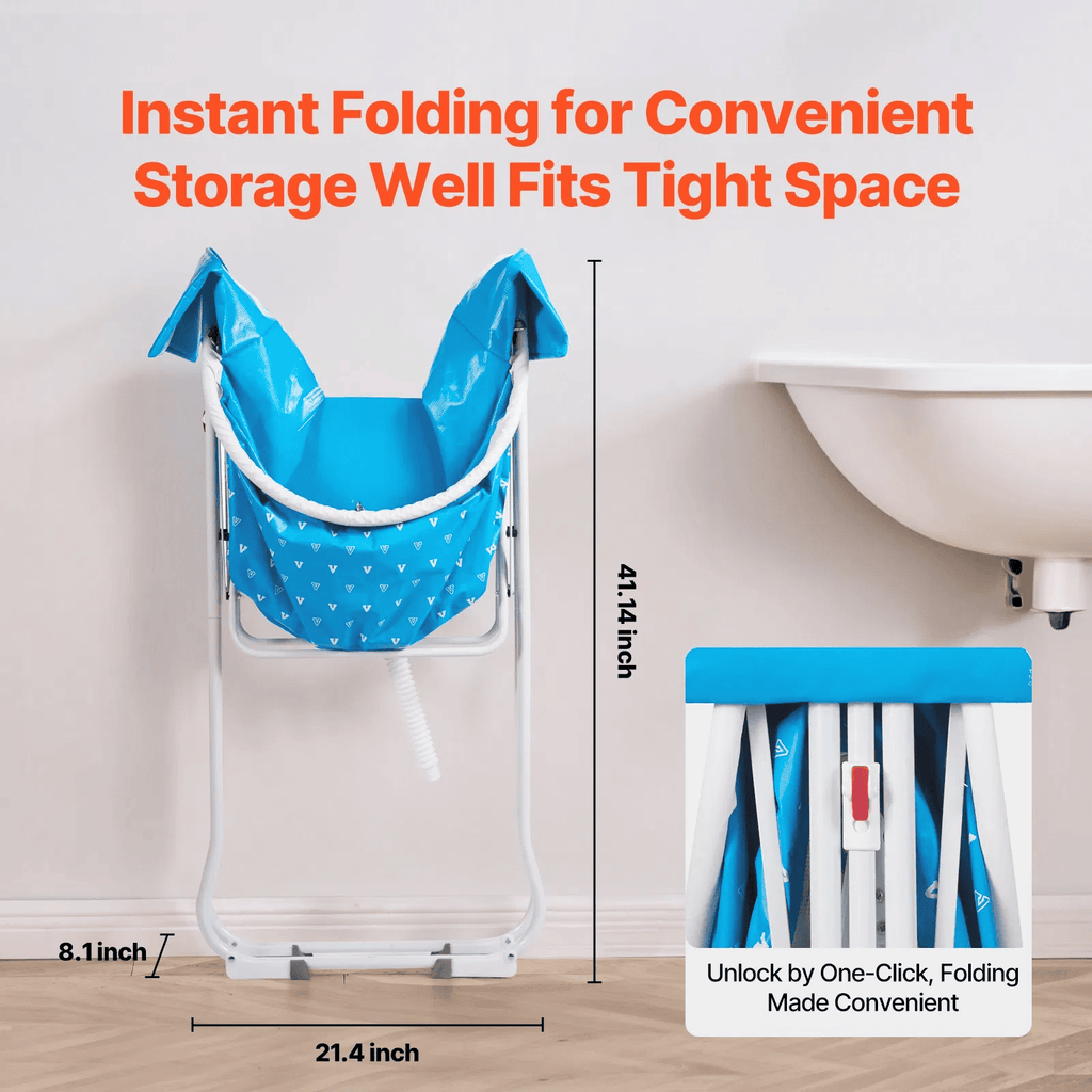 Foldable Elevated Dog Bath