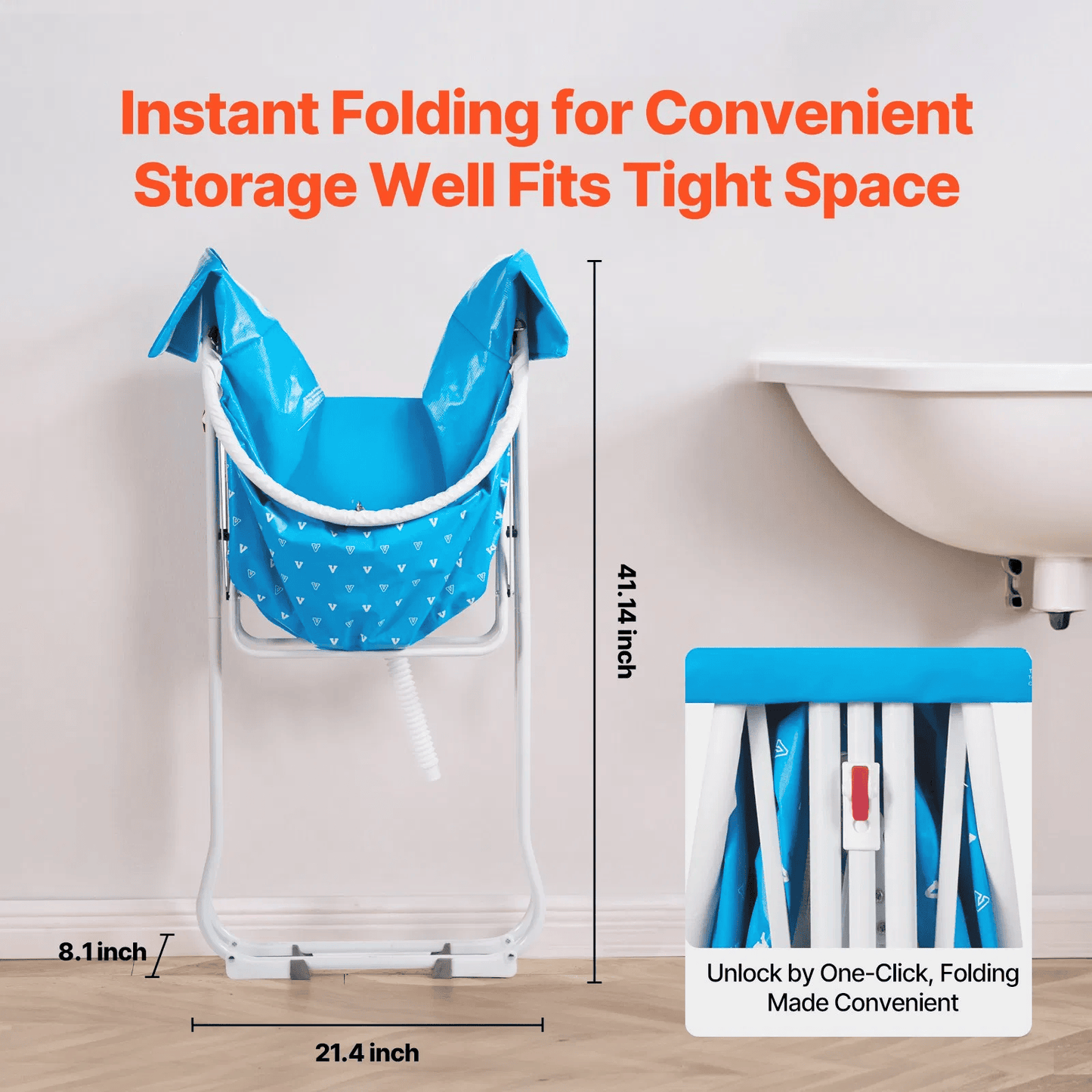 Foldable Elevated Dog Bath