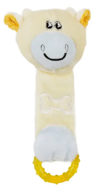 Squeaky Crinkle Plush Dental Toy